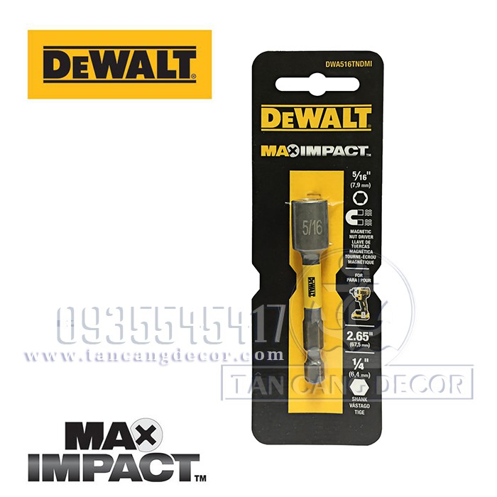 Đầu Bắn Tôn DeWalt 8mm MAXIMPACT - A140004