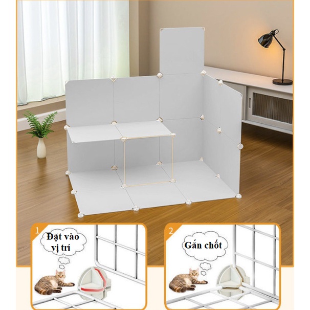 TẤM LƯỚI SẮT GHÉP SƠN TĨNH ĐIỆN ĐA NĂNG TRANG TRÍ TƯỜNG