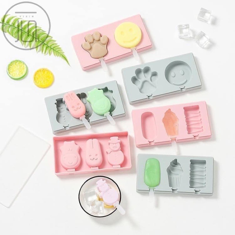 Bột làm kem hữu cơ Biovegan date 12/2021 + set khuôn làm kem