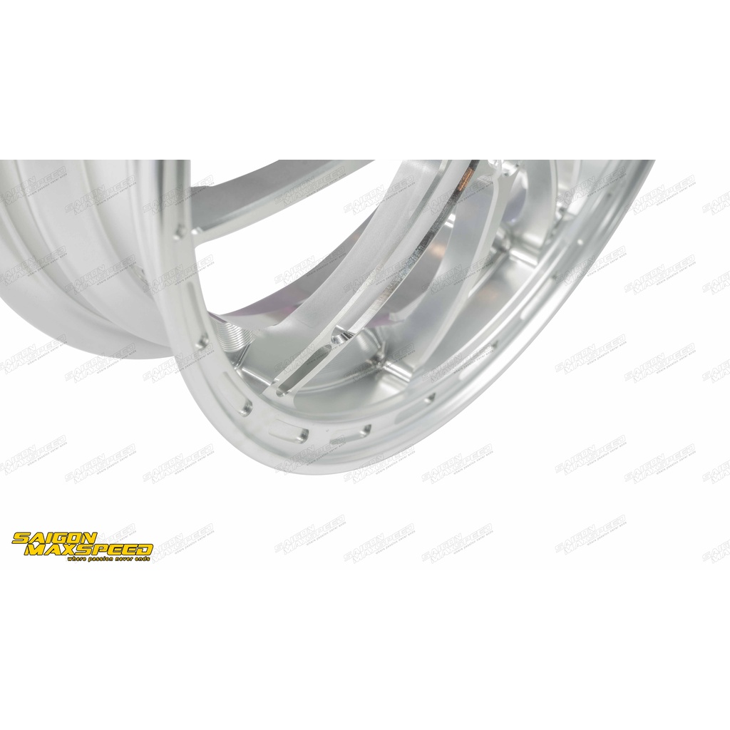 Cặp Mâm Nhôm CNC KING Speed Vespa Sprint K.1