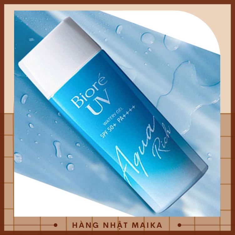 Kem Chống Nắng Biore UV Aqua Rick Watery GEL 90ml - Cho Da Nhờn