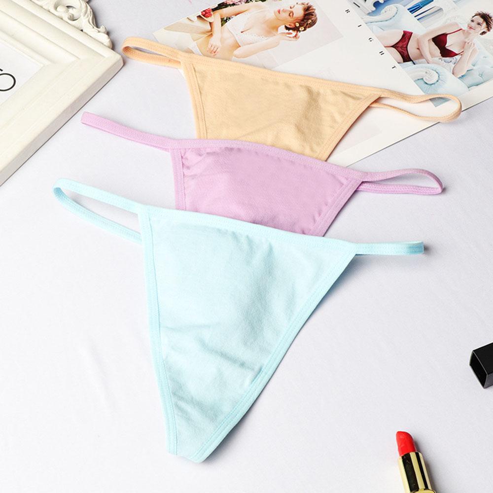 Quần Lót Cotton Lọt Khe Màu Sắc Thời Trang Dành Cho Nữ