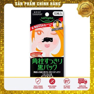 [Xả Kho Hàng Nhật] Miếng dán lột mụn đầu đen Kose Softymo hộp 10 miếng của Nhật