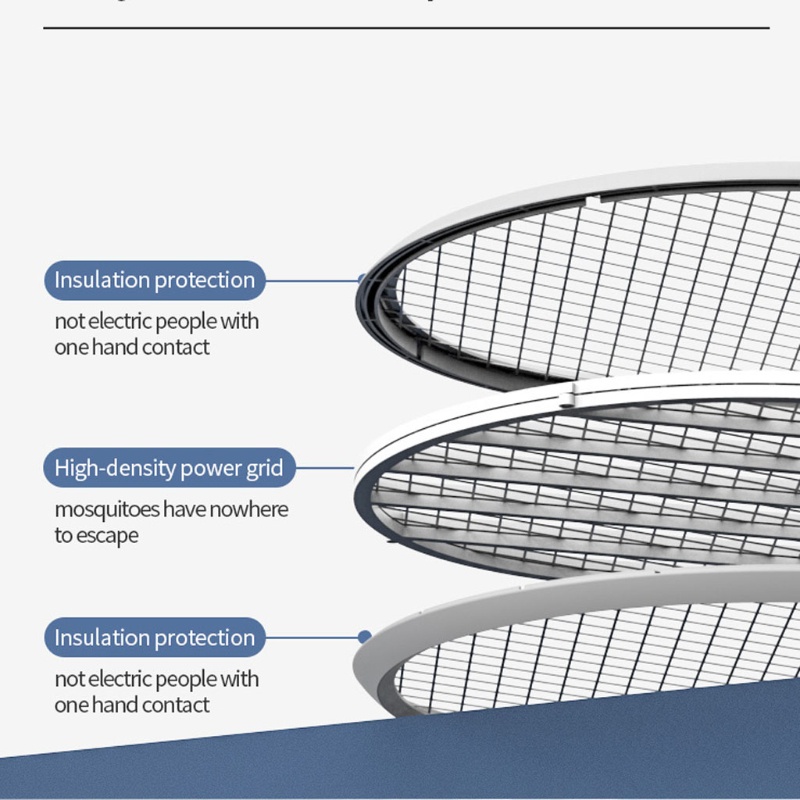 Vợt Điện Diệt Muỗi / Côn Trùng Có Thể Sạc Lại Bằng Cổng USB