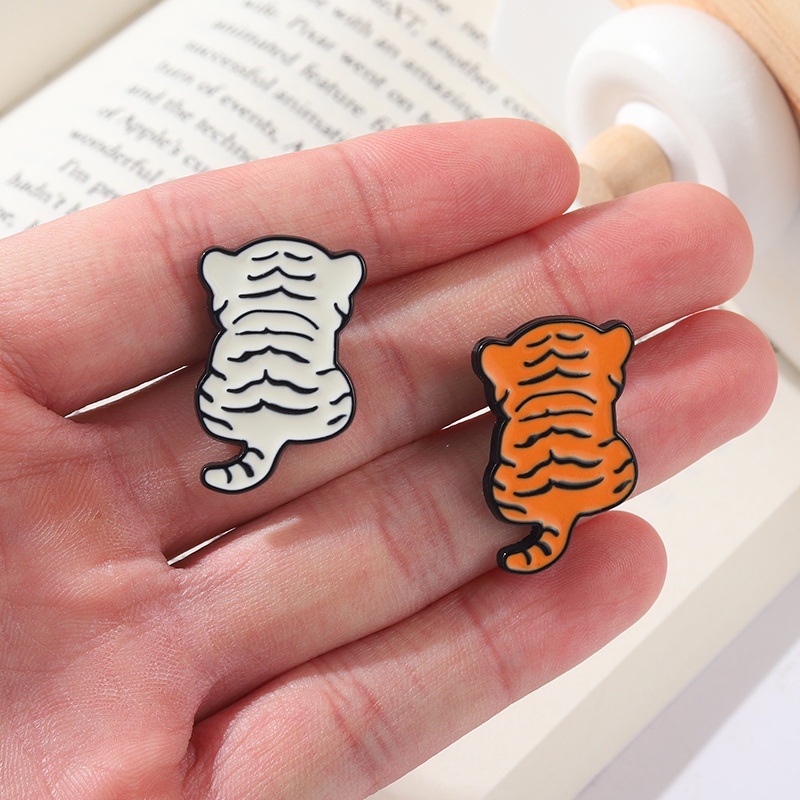Ghim cài áo QIHE JEWELRY hình khủng long hoạt hình ngộ nghĩnh