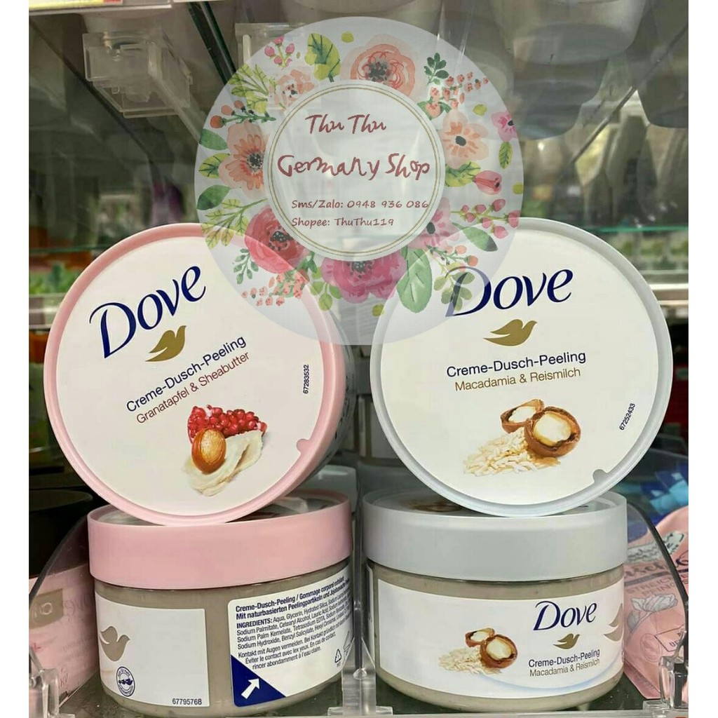 Tẩy da chết body DOVE nội địa Đức