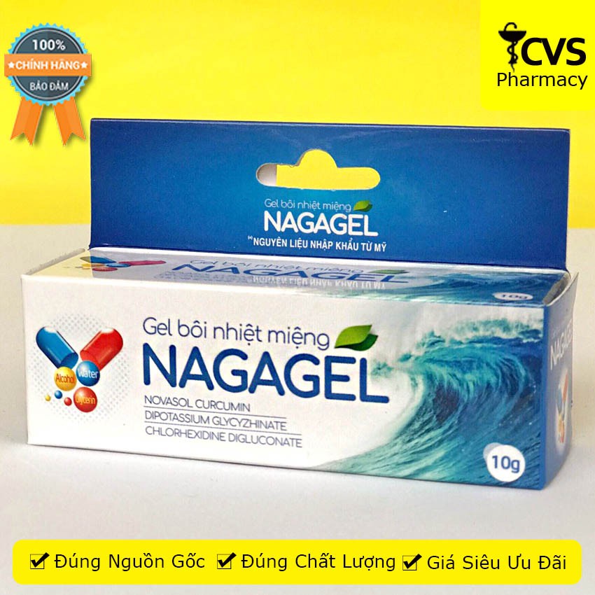 Gel Bôi Nhiệt Miệng Nagagel - Giúp Ngăn Ngừa Sự Phát Triển Của Vi Khuẩn Gây Nhiệt Miêng &amp; Viêm Lợi - cvspharmacy