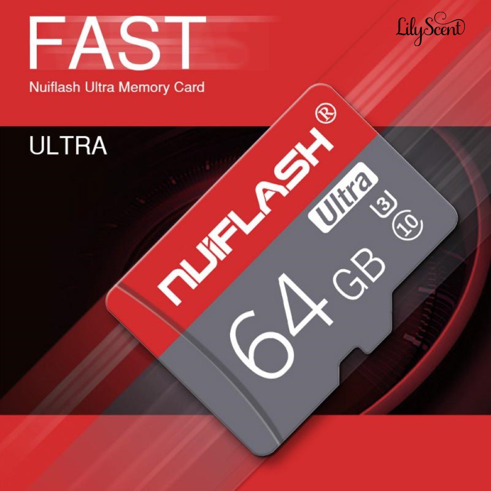 Thẻ Nhớ Nuiflash U3 4 / 8 / 16 / 32 / 64g Tf Micro Cho Điện Thoại Máy Ảnh