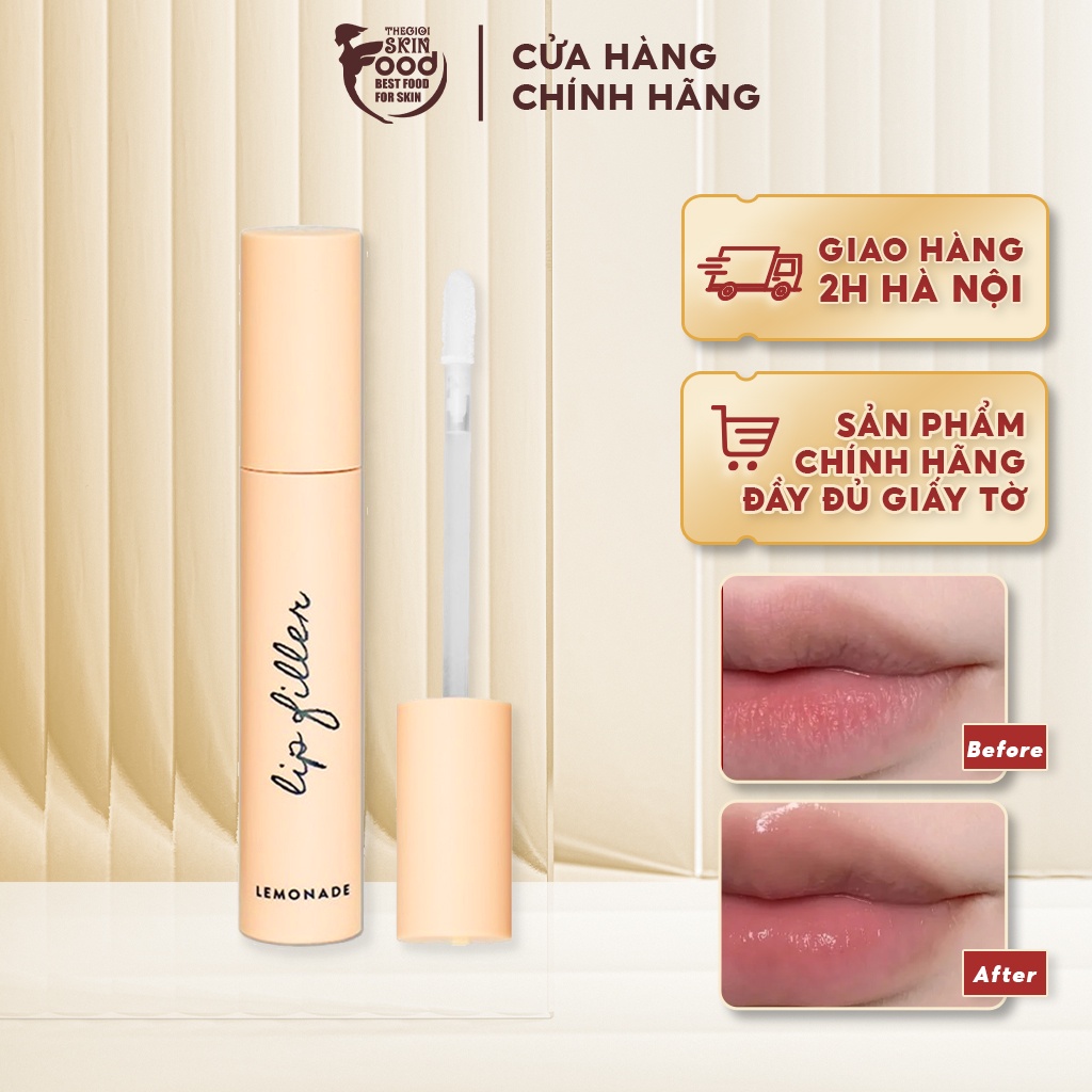 Son Dưỡng Môi Cấp Ẩm, Tạo Hiệu Ứng Môi Căng Mọng, Mềm Mại Lemonade Lip Filler 4.5g