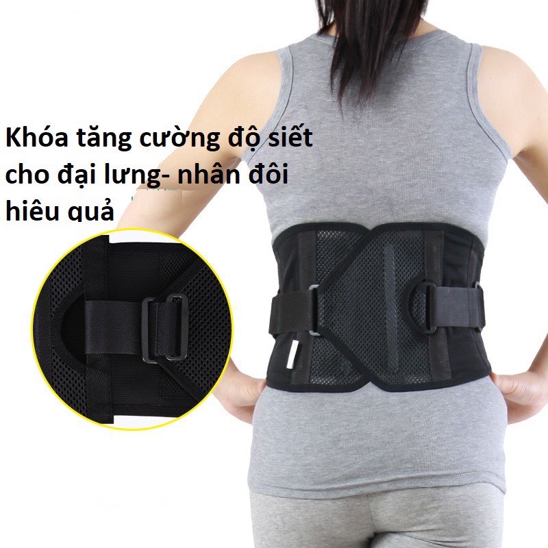 Đai Lưng Hỗ Trợ Cột Sống - Chống Thoát Vị Đĩa Đêm, Đau Lưng