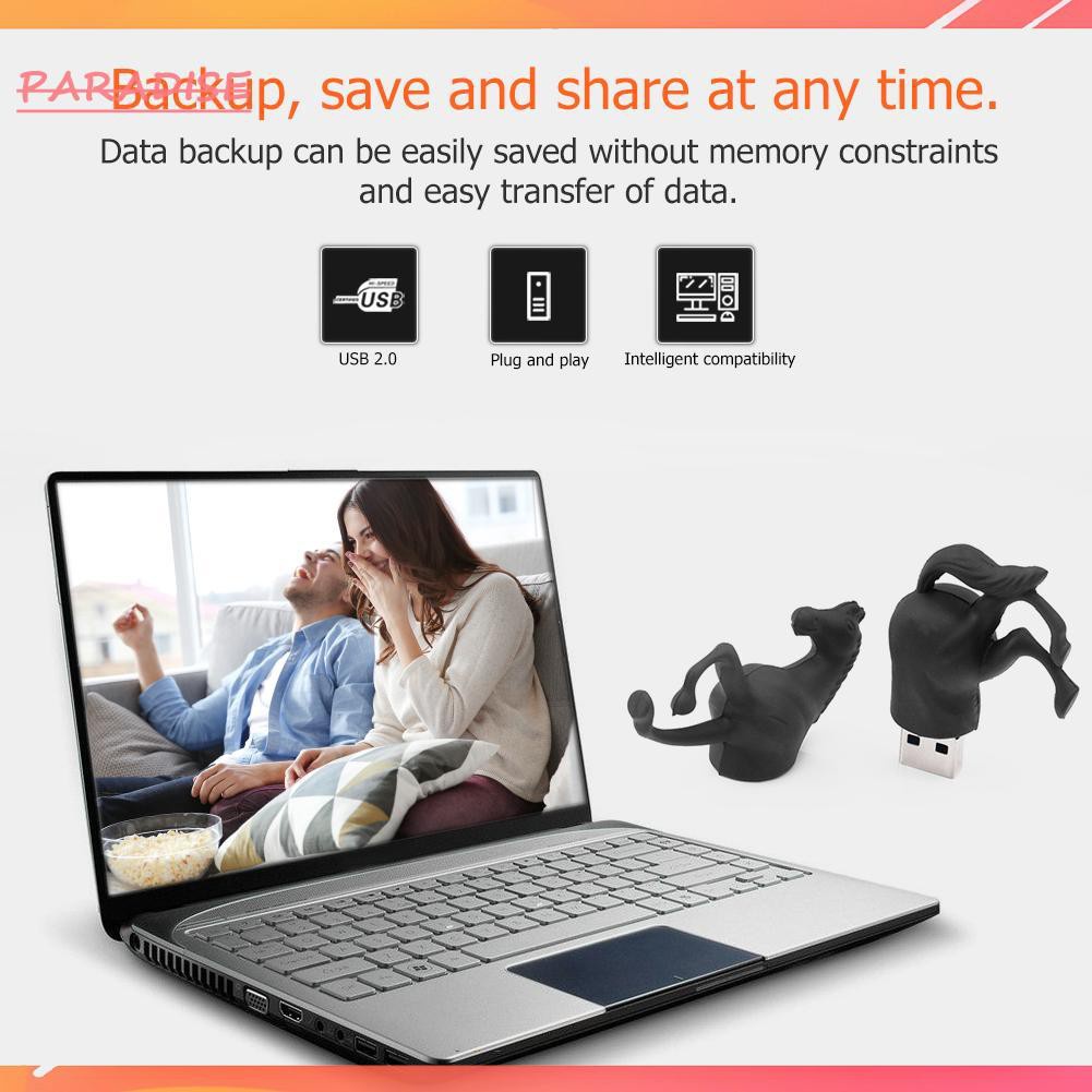 Usb 2.0 Hình Chú Ngựa Màu Đen Cho Laptop / Máy Tính Để Bàn | BigBuy360 - bigbuy360.vn