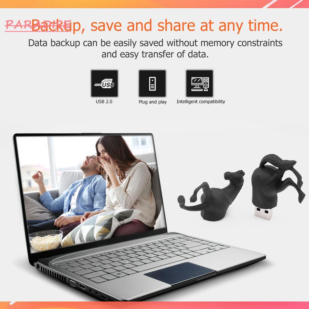 Usb 2.0 Hình Chú Ngựa Màu Đen Cho Laptop / Máy Tính Để Bàn | BigBuy360 - bigbuy360.vn