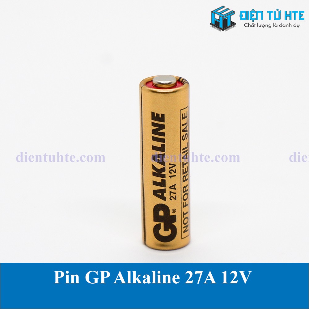 Pin GP Alkaline 27A 12V chính hãng - loại công nghiệp (1 viên) [HTE Quy Nhơn CN2]