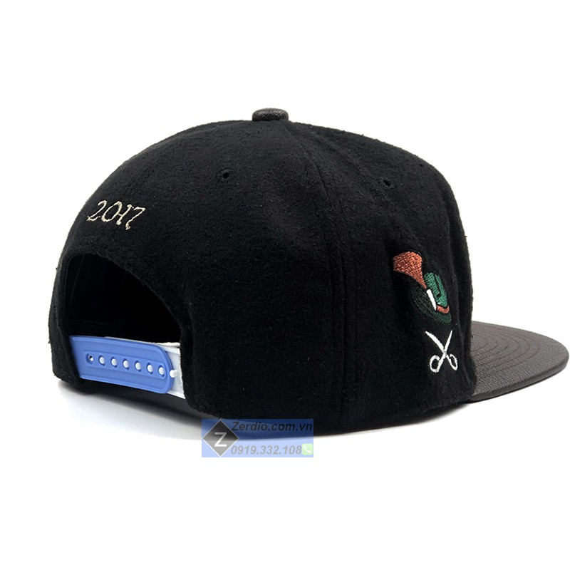 Mũ lưỡi trai Snapback hiphop cá tính màu đen đẹp cho cả nam và nữ