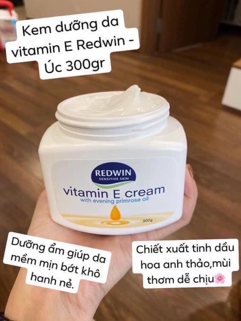 Kem dưỡng Vitamin E Redwin 300g Úc - Guu