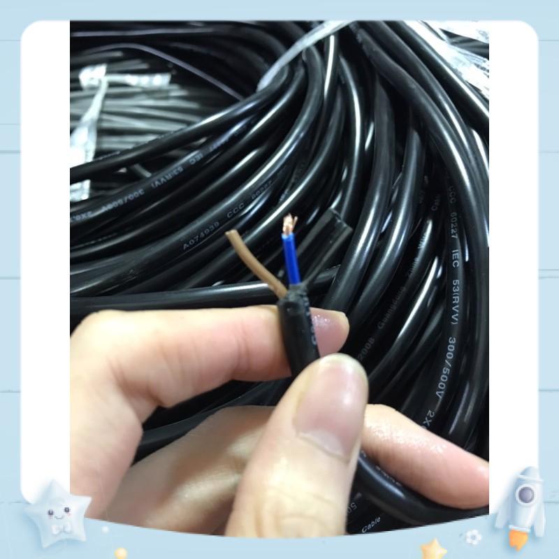 [1m] Dây điện đôi 2x0.75mm2 lõi nhiều sợi đồng