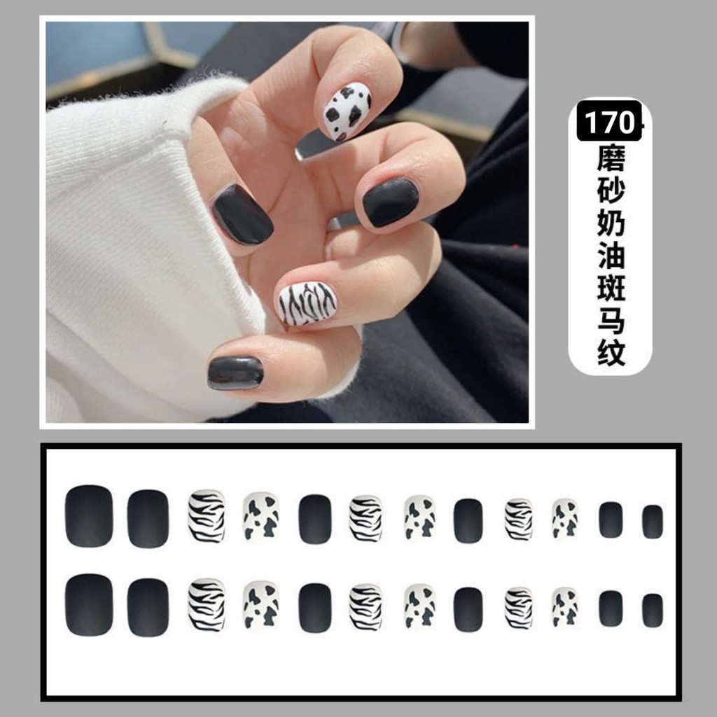 HỘP 24 MÓNG KÈM KEO MẪU MỚI (thường)