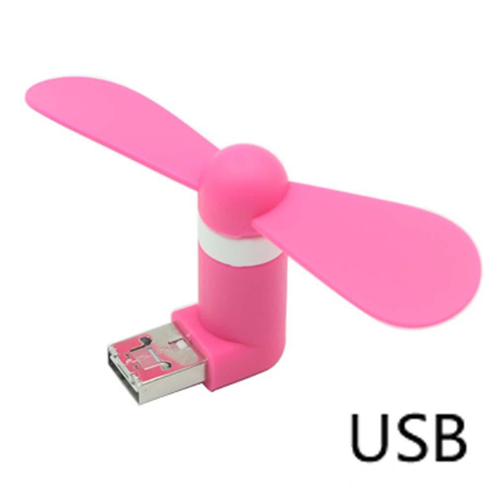 Quạt mini 2 cánh cổng USB/ micro USB