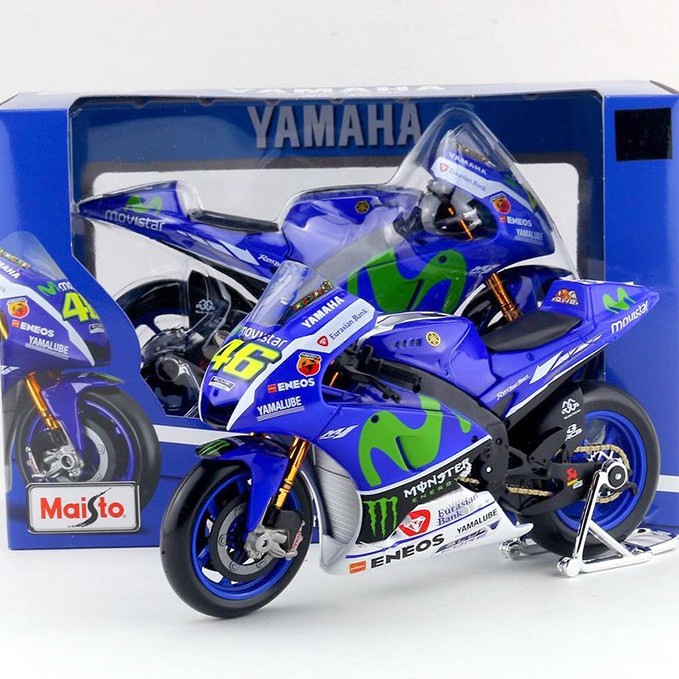 Xe Mô Hình Moto Yamaha Movistar Gp - No46 - Tỷ Lệ 1:18 - Maisto - 8781