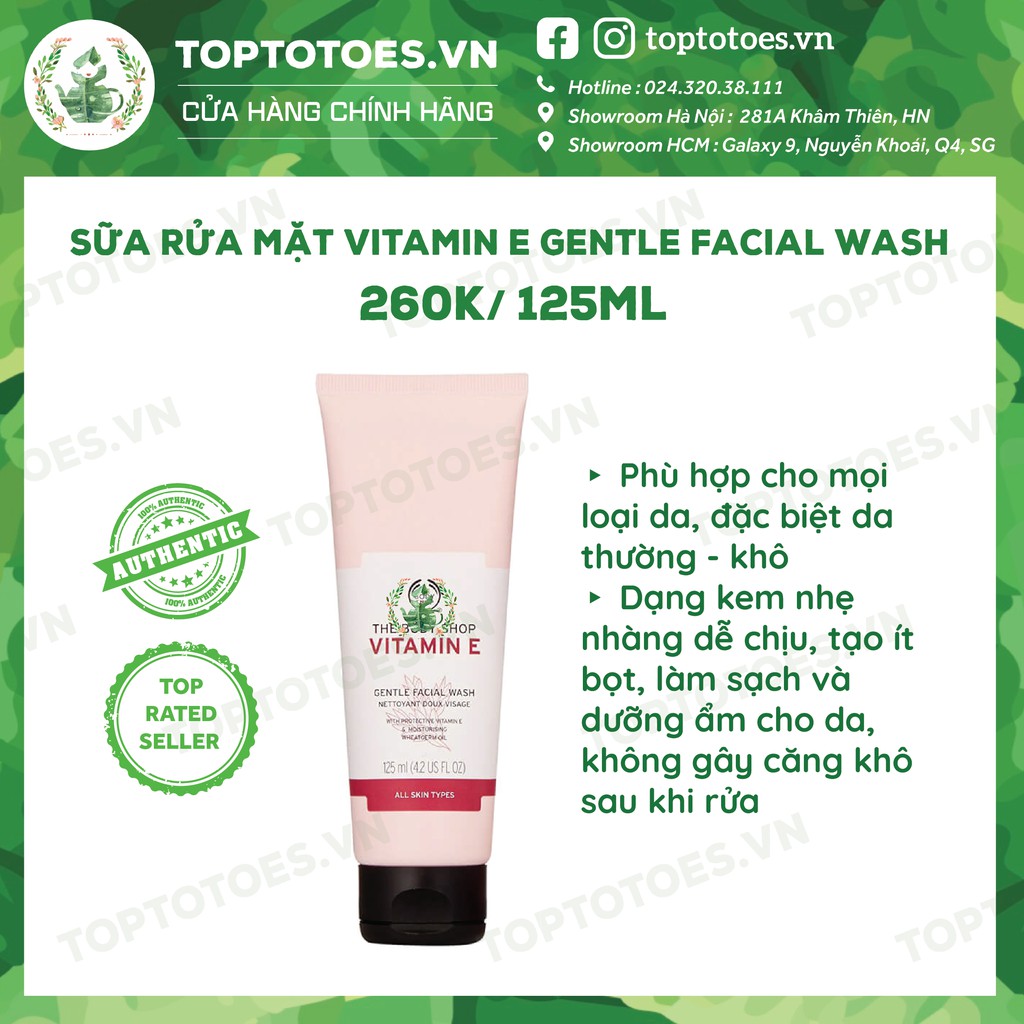 Kem dưỡng The Body Shop Vitamin E 48h dưỡng da mềm ẩm, sáng mịn | BigBuy360 - bigbuy360.vn