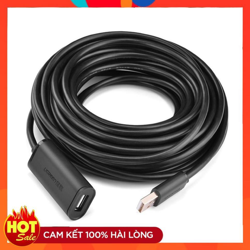 [Chính Hãng] Cáp USB nối dài 5mét có chíp khuếch đại chính hãng Ugreen 10319- bảo hành chính hãng 12 tháng