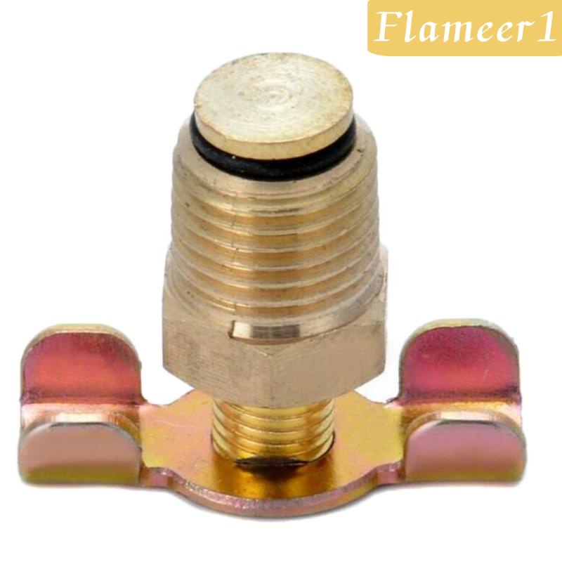 Van Nén Khí Bằng Đồng Thau Màu Vàng Cỡ 1 / 4 '' NPT