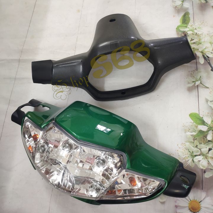 Bộ Combo đèn pha xe wave 2 bóng  - Gắn xe Wave ZX, Wave Anpha, Wave 110 đời 1997 đến 2006