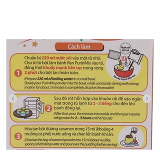 Bột làm bánh flan 55g