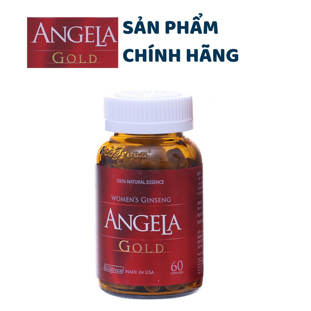 Viên uống duy trì sức khoẻ, sinh lý nữ Sâm Angela Gold 15 viên