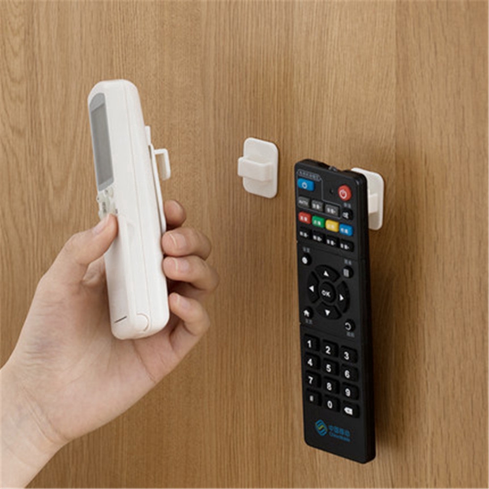 Set 2 giá móc điều khiển TV máy lạnh treo tường độc đáo tiện dụng