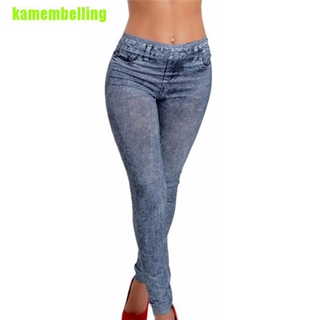 Quần legging giả jean co giãn thời trang cho nữ