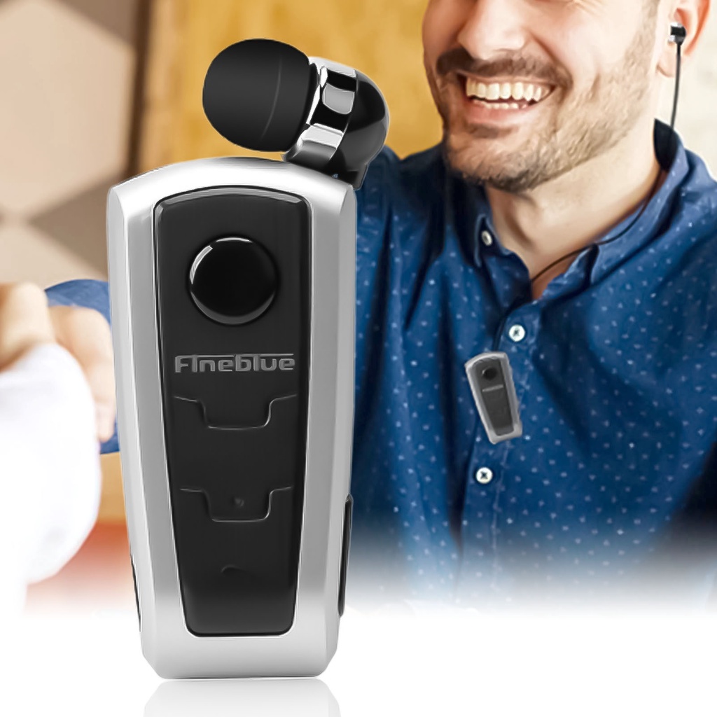 1 tai nghe nhét tai Fineblue F910 không dây kết nối bluetooth 4.0 có thể thu gọn