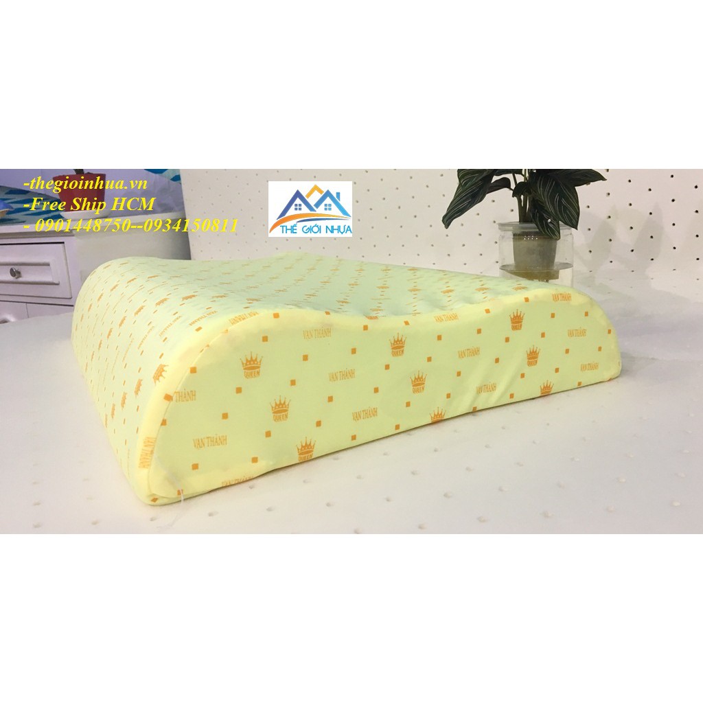 Gối cao su dợn sóng Vạn Thành Gối dợn sóng B3 GỐI LOẠI 1- Freeship Tp.HCM