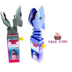 Kẹo mút đồ chơi Shark Bite (Cherry, Blue Raspberry - 17gr) - USA