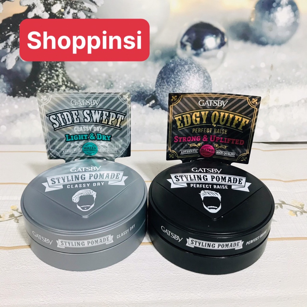 Pomade tạo kiểu tóc nam Gatsby Styling Pomade 75G [Nhật Bản]