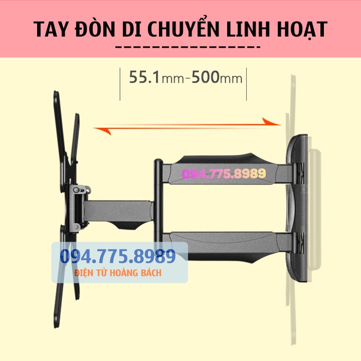 Giá Treo Tivi ErgoTek E85 32" - 65"  - Giá Treo Tv Góc Xoay Đa Năng