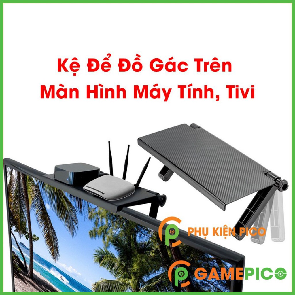 Kệ để đồ gác trên màn hình máy tính ,tivi đa năng, giá đỡ màn hình