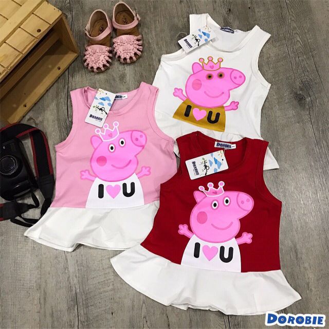 Áo váy heo Peppa (10-22kg