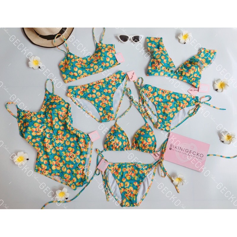 Bikini Đồ Bơi Bộ Sưu Tập Trái Cam Vitamin C GK0501 (Ảnh Thật)