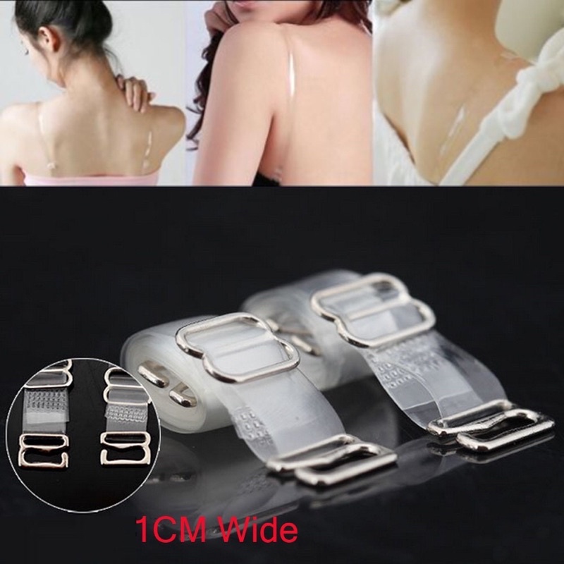 Dây áo ngực trong suốt nhựa dẻo siêu dai sợi bún/sợi dẹt PK010