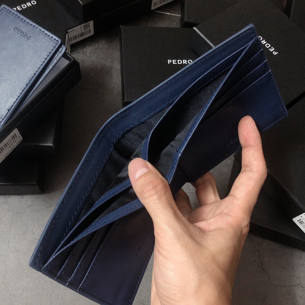 Ví ngắn Pe trơn sọc chéo v343