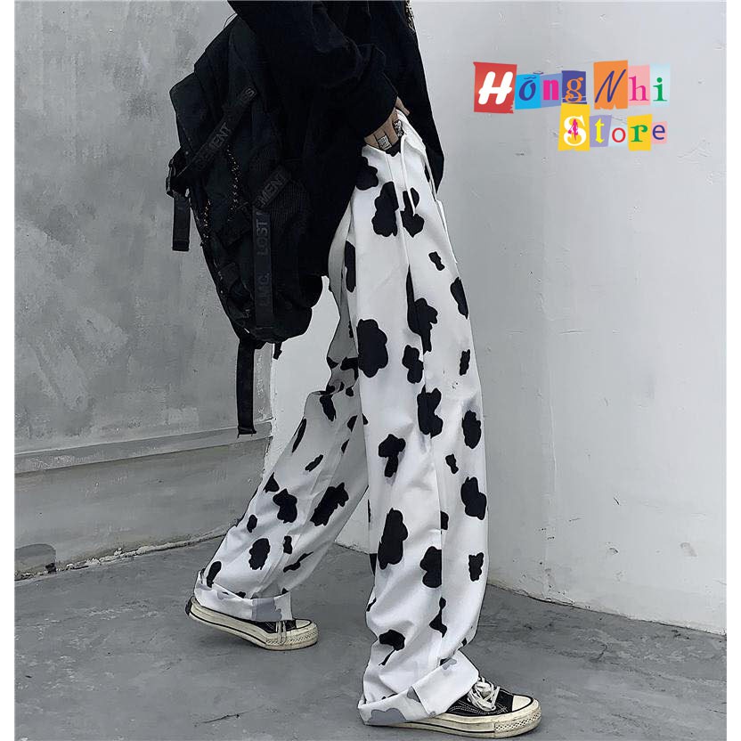 QUẦN CARTOON PANT UNISEX, QUẦN HOẠT HÌNH LỬNG ỐNG RỘNG LƯNG THUN - MM