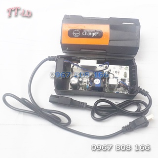 Sạc xe điện 48V20AH chống phồng bình ắc quy, dùng cho loại xe 4 bình ắc quy to (133S, Milan, Zoomer…)