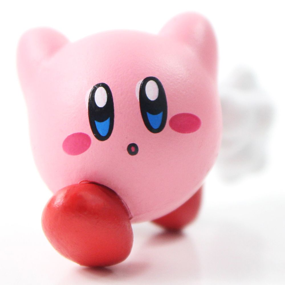 Mô hình nhân vật hoạt hình Kirby nhỏ xinh có muỗng dễ thương dùng làm quà tặng xinh xắn cho bé