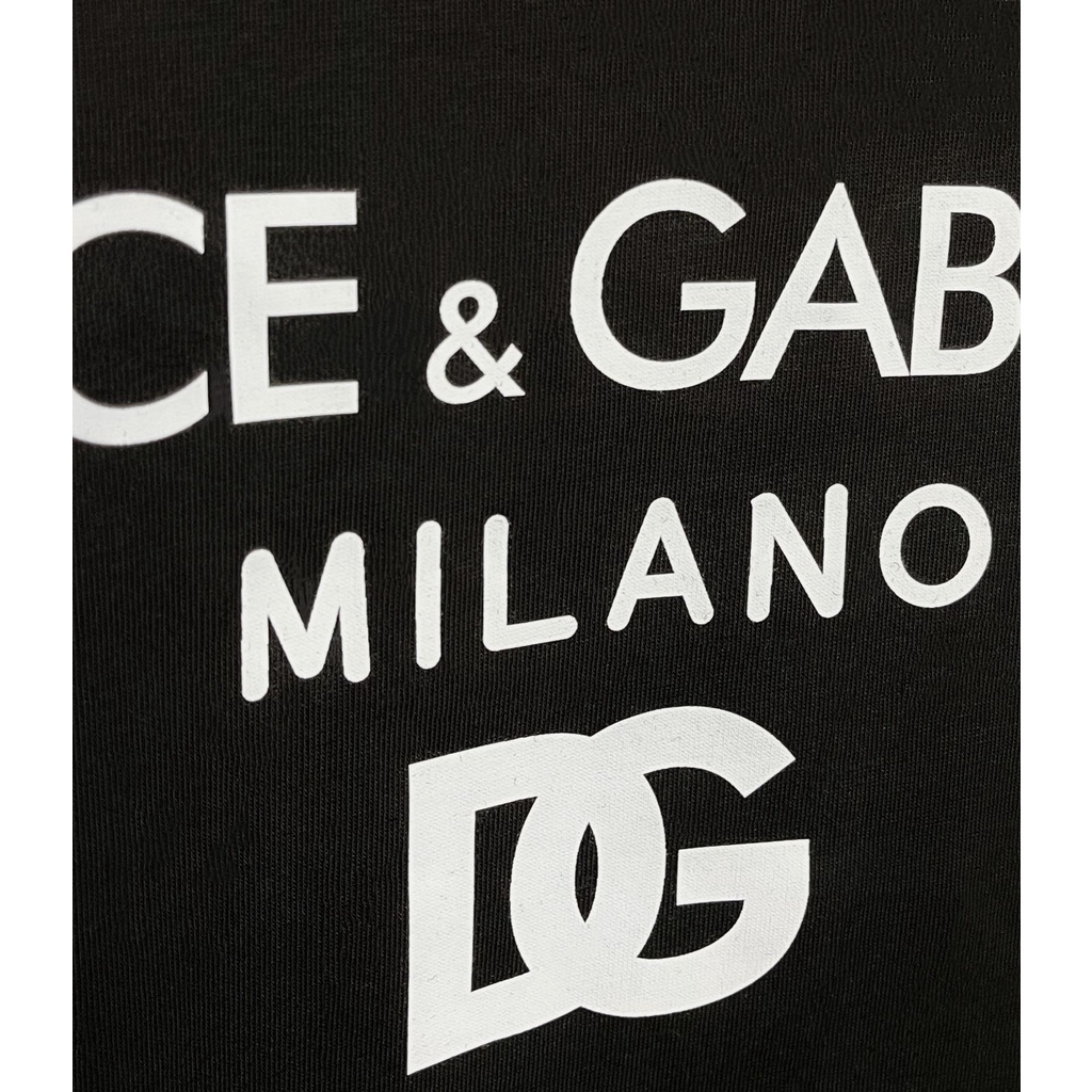 Áo thun tay ngắn cổ tròn in logo mới D0LCE&GABBA 2021