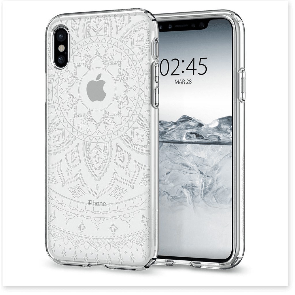 Ốp Lưng Iphone X Spigen Liquid Crystal Shine