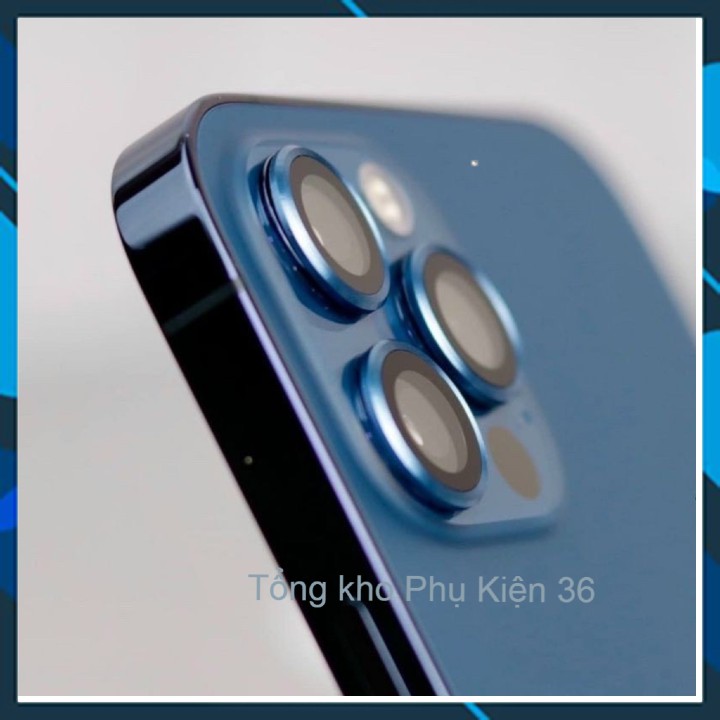 Ống kính camera iP 12 /12mini/12pro/12 Promax/13/13mini/13pro/13prm Kính chống rơi khung kim loại