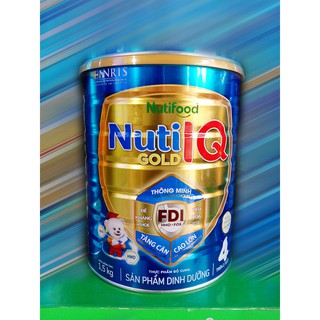 Sữa bột Nuti IQ Gold số 4 (1,5kg) mẫu mới