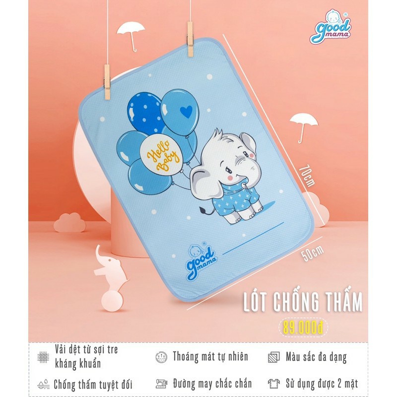 Lót Chống Thấm Cao Cấp Goodmama [Hàng chính hàng có sẵn giao ngay]