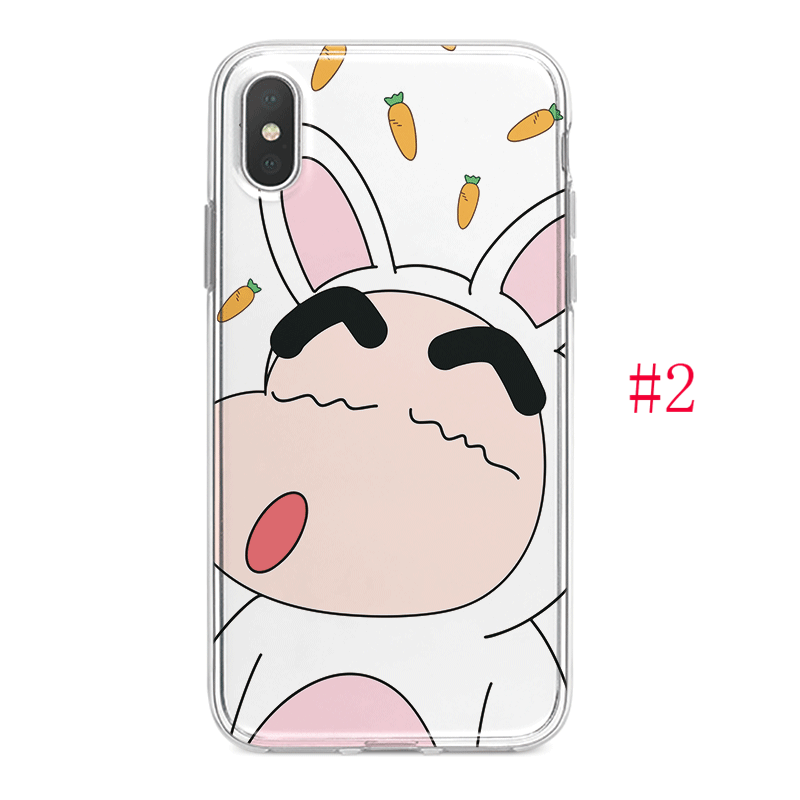 Ốp Lưng Ốp Lưng Samsung Galaxy A6 A6+ Plus A7 A8 A8+ Plus A9 2018 Vỏ Điện Thoại Silicone Mềm Bút chì Shin chan